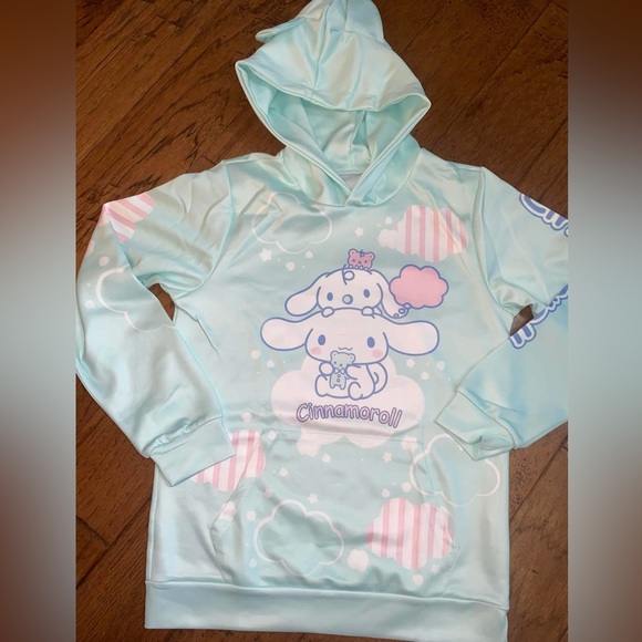 New Youth 12/14 Cinnamoroll Hoodie - Light Blue - Picture 1 of 1